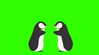 Green Screen Animation - Dancing Penguin (COPYRIGHT FREE)