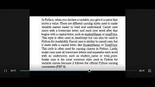 leve1. problem #5  declare a variable with multiple names differentiate (camel, pascal snake  case)