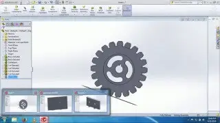 Solidworks In Hindi - How To Make Gear In Solidworks And How To Use Gear Mate