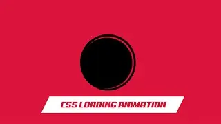 circle loading effect with css and html