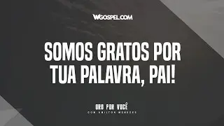 [Oração do Dia] Somos gratos por Tua palavra, Pai!