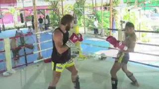 UFC Fighter Kyle Kingsbury trains in THAILAND