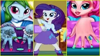 Nails Art & Spa Video Games with Equestria Girls
