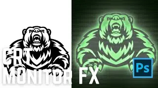 How to Create a Retro CRT Monitor Effect in Photoshop