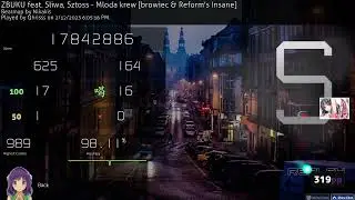osu! | 322pp FC on ZBUKU feat. Sliwa, Sztoss - Mloda krew [browiec & Reform's Insane] DTHD