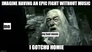 What if Dumbledore vs Voldemort had a background score(Original music)