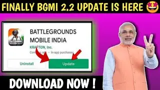 🥳 Bgmi 2.2 Update is Here | 2.2 Update kaise karen | Pubg New Update | Download Now 😍