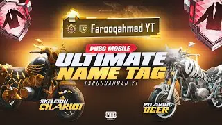 Ultimate Name Tag & Maxing Skelton Golden Bike | 🔥 PUBG MOBILE 🔥