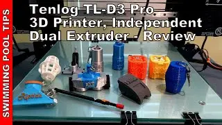 Tenlog TL-D3 Pro 3D Printer, Dual Independent Extruder, Duplicate and Mirror Mode, Print in 2-Colors