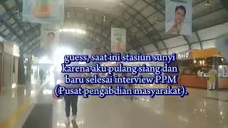 Perjalanan dari stasiun kereta Palmerah ke stasiun kereta Cisauk Tangerang Banten. 2024