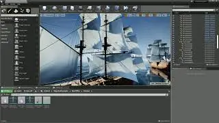 UE4 - Community FREE Ocean Project - Sails and Boat dynamics
