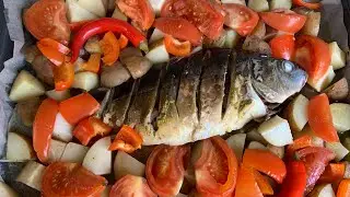 🐟 🇬🇪 Карп с картошкой в духовке по-грузински 👍