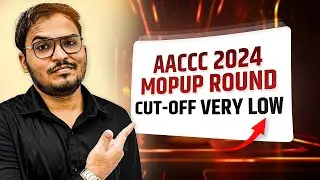 AACCC Counselling 2024 | Mopup Round Low Cutoff🥳 | Category Wise | AYUSH Counselling 2024