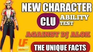 Giveway of New Character CLU in Free Fire against DJ ALOK (THE UNIQUE FACTS)