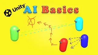 Make simple AI in UNITY!(Follow,Shoot,Patrolling )