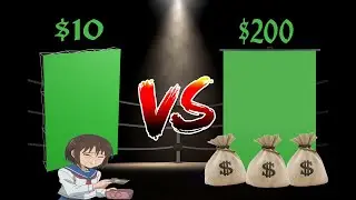 $10 green screen vs $200 green screen - Does more expensive mean better quality?