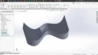 Boundary Surface, Planer Surface, Fill Surface 2 (Solidworks Intermediate Workshop)