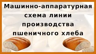 Машинно-аппаратурная схема линии производства подового пшеничного хлеба и хлебопекарная печь ПХС-25
