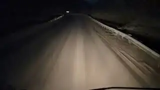 Итоги установки новых фар на камаз. Свет стал лучше.