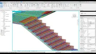 How to detail rebar of staircase in Revit 2021