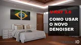 V-Ray 3.6 - Como usar o novo Denoiser