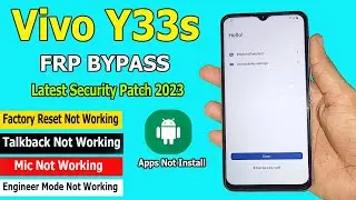 Vivo Y33s Frp Bypass 2023 Without Pc | V2109 Google Account Remove | Latest Patch 2023