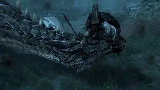 Smashing a dragons skull (Skyrim)