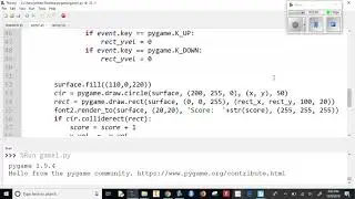 pygame video 15 Adding a Title Screen