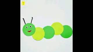 Cute Paper Caterpillar | DIY | Paper Craft For Kids | Toy | Shorts | Diary Of Art