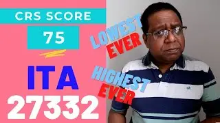 Latest CRS Draw For Canada | CRS Draw 176 | CEC draw | Lowest CRS Score Ever |🔥