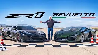 Corvette ZR1 VS Lamborghini Revuelto - HEAD TO HEAD!