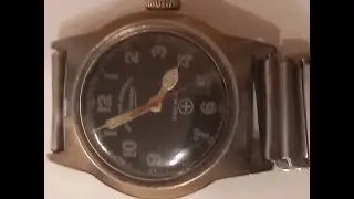 West End Watch Co Sowar  watch repair  --1943..  ww2 .. FHF 70 movement.الساعة  ويست اند