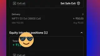 Intraday TRADING Kiya Aur Profit Book Kiya 100% Confedent Ka Saath😎#intraday #profit #trading #stock
