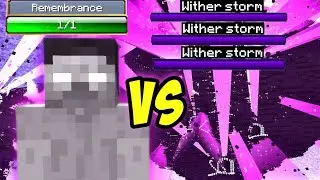 5 Wither Storm vs Herobrine Remembrance in minecraft creepypasta