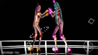 「MMD ME!ME!ME!  Fight」♡ 【Trioxygen Luka 】『Gakubypo San』