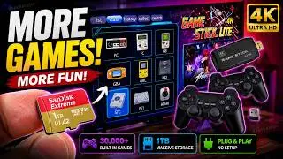 Game Stick Lite 4k add More GAMES