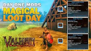 MAGICAL LOOT DROP DAY | Epic Loot Mod | Valheim | S3 EP1