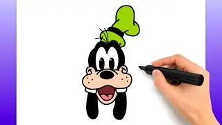 Cómo Dibujar A Goofy | Fácil Tutorial De Dibujo Paso A Paso