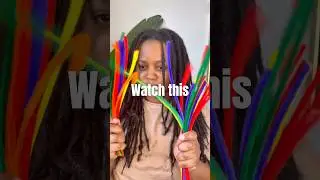 Pipe cleaner curls on Locs 🤔 #locstyles #locs #curlylocs #locextensions