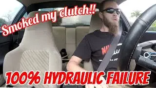 Hydraulic failure! Clutch master and slave cylinder replacement | Honda Prelude