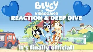 Bluey The Videogame Announcement Trailer Reaction and Deep Dive