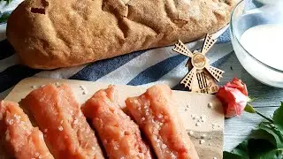 Чиабатта с рыбой