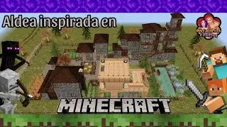 ALDEA inspirada en MINECRAFT ⚔️​​💎🐲​​🧱​​🔥 | The Sims Freeplay | Cc Simmer 💜