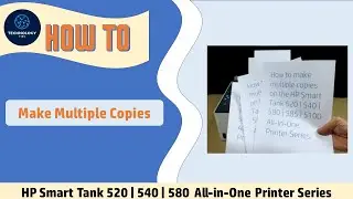 HP Smart Tank 520 | 540 | 580 | 585 | 5100 : How to make multiple copies