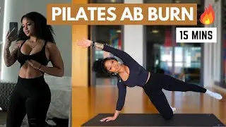 15 MIN PILATES AB BURN AT HOME | TONE & SCULPT YOUR ABS