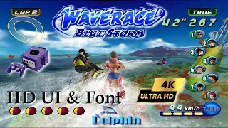 Wave Race: Blue Storm ~4K HD UI & Font Textures | Wii Dolphin | PC  RTX Widescreen RTX 4090 Testing