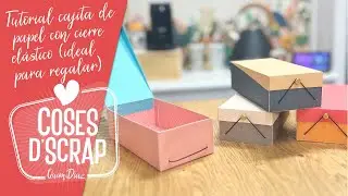Tutorial Cajita con cierre elástico (Ideal para regalar)