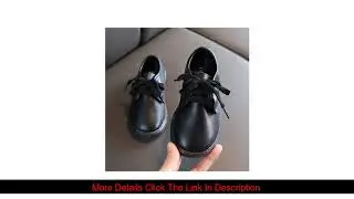 Deal 2020 Spring and Autumn New Kids Shoes Korean Students Soft Bottom Casual Leather Shoes Boys Gi