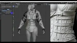Modeling Charracter female in blender in Blender