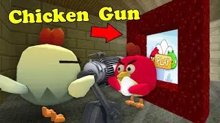РЕД ПОПАЛ В МИР ЧИКЕН ГАН(CHICKEN GUN)?! Мини-фильм"Портал другой игры"